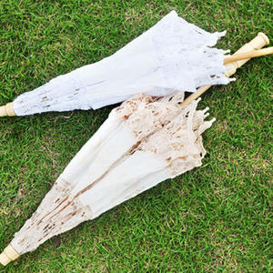 Parapluie en dentelle décoratif pour voiture, accessoires de scène et de photographie, ombrelle élégante, travail artisanal - Product Image 3