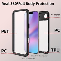 Coque de protection intégrale 360° étanche pour iPhone 17 Pro Max 13 14 15 16 Pro Max