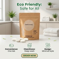 Échantillon Gratuit OEM – Nouvelles Pastilles de Lessive Écologiques à Enzymes, Haute Concentration, Parfum Naturel, Nettoyant Puissant