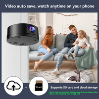 Mini caméra IP WiFi HD Vision nocturne sans fil Intelligent Pocket Security Lip Sync Surveillance à distance Imagerie CMOS