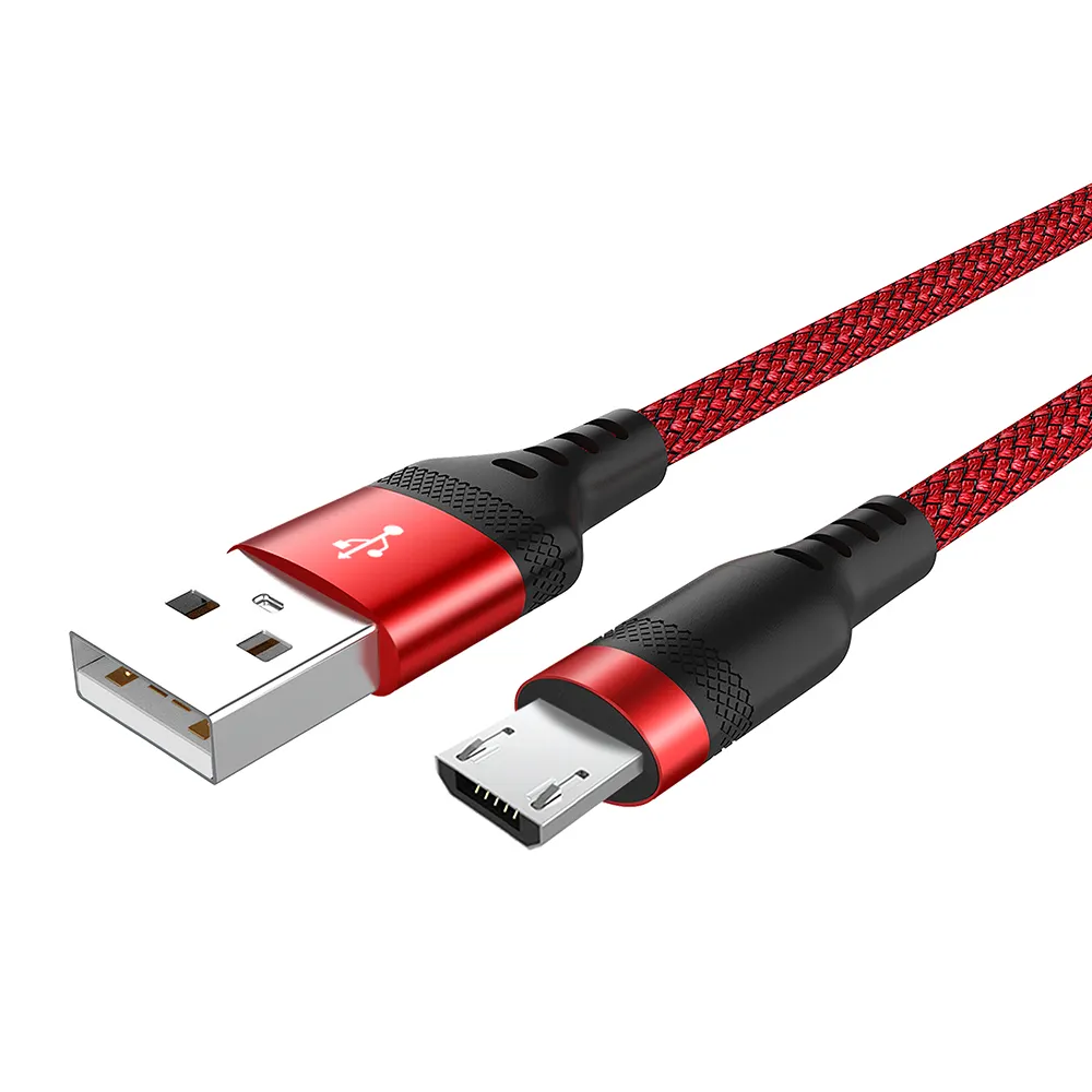 2023 New Nylon Braided Data Cable For Android Mobile Phone Cable 1.5m For Samsung V8 Android Phone Mp3 Mp4