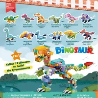 Bloques de Construcción de Dinosaurios y Animales Marinos, 12 en 1, 48 Piezas, Ecológicos, No Tóxicos, de ABS, para Niños de 5 a 7 Años