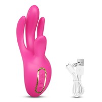 Vibrador de Estimulación del Punto G y del Clítoris para Mujeres, con 10 Velocidades de Vibraciones Internas y Externas
