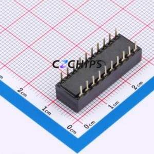 DE-10PD DIP Switch Through hole Component (THT),P=2.54mm Switch Piano Key Single Pole Single Throw 10 2.54mm - Product Image 2