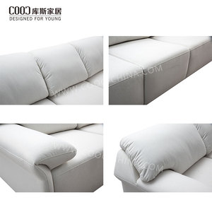<span class=keywords><strong>Canapé</strong></span> fonctionnel inclinable 3 places en tissu moderne <span class=keywords><strong>Canapé</strong></span> coulissant électrique pour appartement, maison, salon, villa - Product Image 2