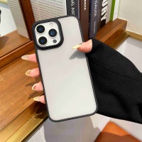 Coque de téléphone simple givrée pour iPhone 17 16 15 14 13 12 11 Pro Max Plus, étui mat effet peau pour iPhone 16 Pro Max