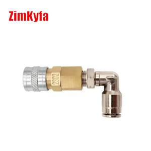 Conector Rápido de Cobre y Latón Pulido HPA (EE. UU.) 2302, Ensamblaje de Conexión Rápida para Tubo de Aire de 6.35 mm (1/4") de Diámetro Exterior - Product Image 3