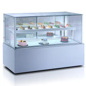 Arriart冷凍装置ケーキディスプレイショーケースケーキとペストリー用の冷蔵庫キャビネット