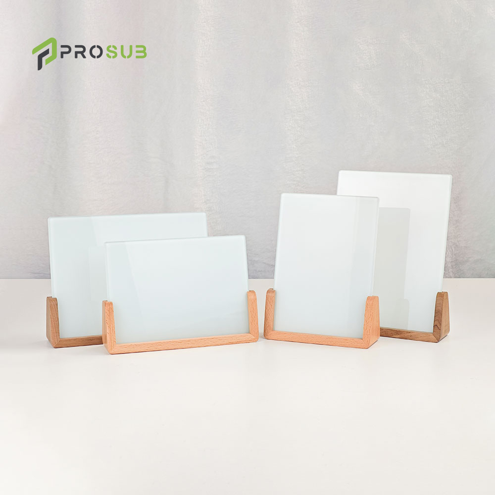 With Vertical Wood Base
