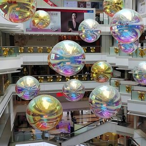 Palloni Gonfiabili in PVC a Specchio Metallizzato per Pubblicità, Decorazioni Natalizie, <span class=keywords><strong>Palloncini</strong></span> Giganti Iridescenti Impermeabili di Facile Montaggio - Product Image 2
