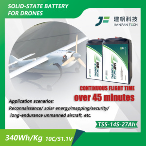 Аккумулятор Thunder Stone серии TS5, полутвердотельный, 340 Втч/кг, 10Ач/12Ач/27Ач/33Ач/37Ач/41Ач/48Ач/55Ач/60Ач, для дронов - Product Image 5