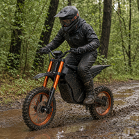 Moto tout-terrain électrique CEMOTO D02 3000W avec moteur à engrenages, 48V, moto électrique tout-terrain, moto électrique