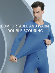 Nuovo inverno Double-face abito caldo di lana per gli uomini e le donne amanti dell'autunno e dell'inverno spesse mutandoni lunghi biancheria <span class=keywords><strong>intima</strong></span> - Product Image 4