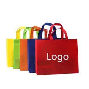 Cheap Supermarket Shopping bag Grocery tote bag customized reusable non woven carry fabric tote cloth bag