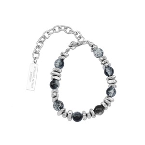 Hot Selling Simple Retro Design Hematite <b>Beaded</b> <b>Bracelet</b> Titanium Steel Temperamental Women's <b>Bracelets</b> Trendy Jewelry Wholesale - Product Image 6
