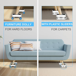 Juego de Herramientas para Mover Muebles de Acero Inoxidable con Ruedas Giratorias para Electrodomésticos Pesados y Equipos de Transporte para Mudanzas - Product Image 2
