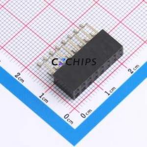 HX PM2.54-2x8P WT Pin Socket SMD,P=2.54mm,Horizontal Mount Connector ( Jack Structure: 2x8P )( Pitch: 2.54mm )( Row Spacing: - Product Image 1