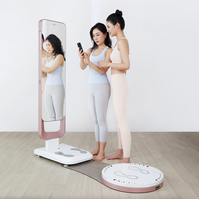 U+300 3d Body Scanner with Bio Impedance Postural Analysis Body Scanner 3d Machine Postural Assessment Body Weight Machine