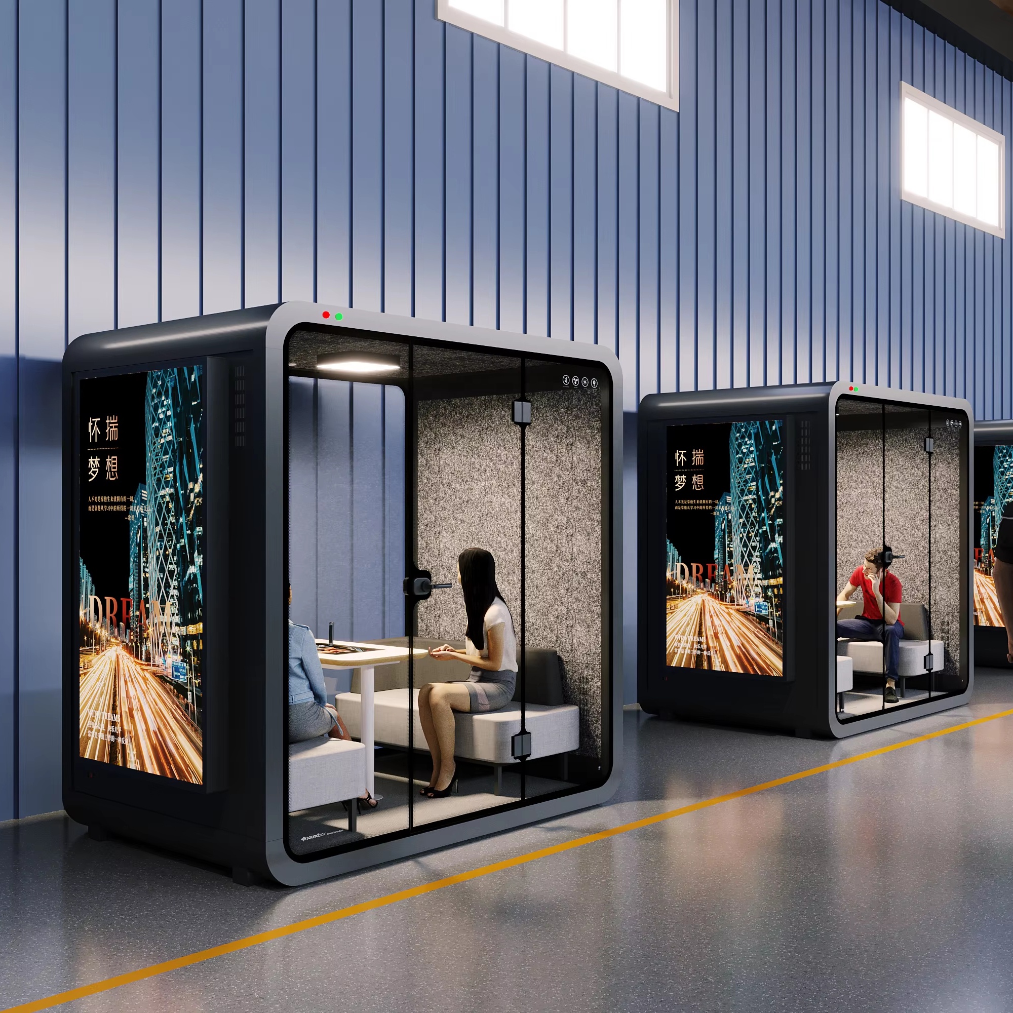 Indoor Office Phone Booths - Soundproof & Stylish Solutions