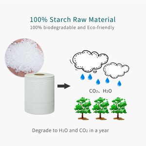 200mm Wide <b>PLA</b>+PBAT Air Pillow Film 10kg Load Capacity Easy Tear Biodegradable Packaging Cushion for Heavy Goods - Product Image 2
