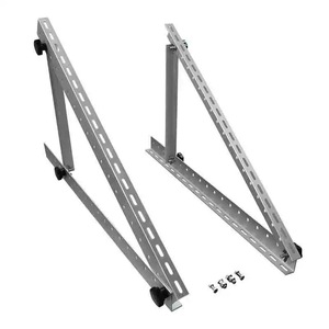<span class=keywords><strong>Support</strong></span> triangulaire en alliage d'aluminium <span class=keywords><strong>pour</strong></span> <span class=keywords><strong>panneaux</strong></span> solaires photovoltaïques sur balcon de camping-car - Cadre triangulaire réglable à plusieurs niveaux - Product Image 2