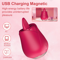 Vibrateur G-Spot en forme de langue, jouet sexuel pour mamelons et clitoris, masseur, vagin de poche, jouet de léchage vaginal