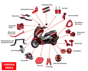 Palancas de Freno Ajustables para Motocicleta MT07/MT09/MT10 XSR700/<span class=keywords><strong>900</strong></span> XTZ700 Tenere <span class=keywords><strong>700</strong></span> FZ06-FZ10, Modificación CNC - Product Image 3