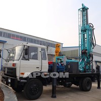 APCOM 400m 600m Foreuse KW20 d'occasion, montée sur camion, hydraulique, pour forage de puits d'eau, Prix des foreuses