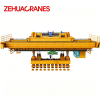 Pont roulant à double poutre Zehua robuste à anode en bloc de carbone, capacité 10, 20, 25 tonnes, sur mesure pour salle de production de carbone