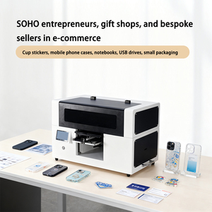 Impresora UV Plana de Escritorio de Tamaño Pequeño A3 XP600 L1800 para Carcasas de Teléfono, Tazas, Tiendas de Regalos, Negocios SOHO, Impresión UV DTF - Product Image 3