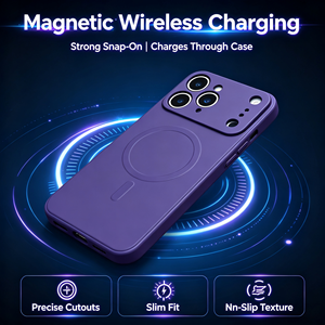 Custodia Protettiva Magnetica Antiurto in Silicone TPU di Alta Qualità per <span class=keywords><strong>iPhone</strong></span> 18 Pro Max 17 Pro 16 15 14 13 12 <span class=keywords><strong>11</strong></span> Plus - Product Image 5