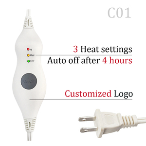 Manta Térmica Tamaño Individual 45x60 Pulgadas, Franela y Forro Polar Sherpa, 3 Ajustes de Calor, Protección Contra Sobrecalentamiento, Suministro al por Mayor - Product Image 3