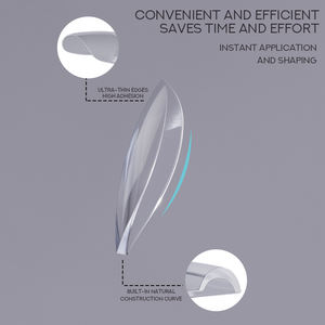 <span class=keywords><strong>BBM</strong></span> Capsules d'ongles à presser couvrantes, formes Stiletto, Amande, Carré, Cercueil, French, pour extensions d'ongles en gel à retirer par trempage - Product Image 6