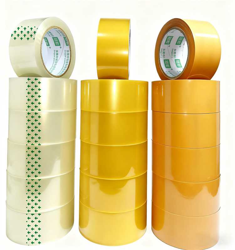 Manufacturer High Quality Cheap Transparent Free Samples Strong Adhesive Customised Cinta Packing Tape