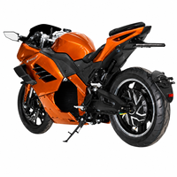 Popular Design 3000W High Speed Electric Motorcycle 72V 52Ah Battery 100Km/h Top Speed Electric Motorbike