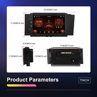 Podofo 7 ''Android Carplay Android Auto Autoradio 2 + 64G Autoradio BT WIFI GPS EQ FM RDS pour Citroën C4 2013-2018 Tableau de bord