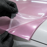 Pembungkus Mobil TPU Warna Pink Cerah Berubah Warna Sendiri, Anti Air, dan Dapat Memperbaiki Diri Sendiri Untuk Modifikasi Otomotif