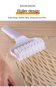 Gadget per cottura da cucina rullo per <span class=keywords><strong>Pizza</strong></span> in plastica di grandi dimensioni di piccole dimensioni trafilatura a rete coltello strumenti per imballaggio - Product Image 5