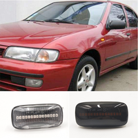 Yeni 12V LED yan işaretleyici dönüş sinyal lambaları araba işık aksesuarları Nissan Skyline Nissan Almera N15 N16 Pulsar Maxima QX güneşli G10