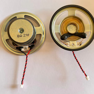Altavoz Kingwei de 57 mm, 8 Ohmios, 2 W, Diseño de Marco Metálico con Cables, Alta Sensibilidad (SPL) de 93 dB para Sistemas de Alarma/Seguridad y Cajas de Voz - Product Image 1