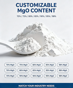 Poudre réfractaire d'oxyde de magnésium de qualité supérieure 85% 95% <span class=keywords><strong>MgO</strong></span> pour l'acier et la métallurgie - Product Image 3