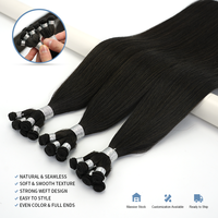 Extensions de cheveux humains russes Remy Juancheng, double trame machine, tissage noué à la main, 30 pouces, vente en gros