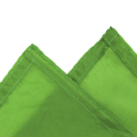Hochwertige Werbe-Flagge 3x5ft aus Polyester, EN-71 AZO-frei Zertifiziert, Digital Bedruckt in Lila, Gelb, Grün, Mardi Gras Flagge mit Holz