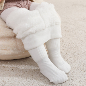 Collants épais pour enfants, <span class=keywords><strong>collant</strong></span> en <span class=keywords><strong>laine</strong></span> d'agneau, de couleur unie, épais et chaud, vente en gros, hiver, - Product Image 5