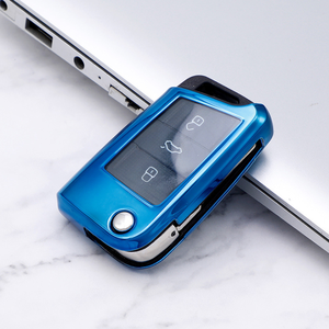 Étui à clés très vendu pour VW Golf 7 Mk7 <span class=keywords><strong>Seat</strong></span> Ibiza <span class=keywords><strong>Leon</strong></span> Fr <span class=keywords><strong>2</strong></span> Altea Aztec pour Skoda Octavia - Product Image 5