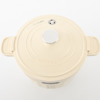 Casserole électrique multifonctionnelle portable à micro-pression avec revêtement céramique antiadhésif pour la maison
