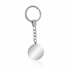 Portachiavi Rotondo alla Moda con Portamonete Stampato UV, Moschettone in Titanio Metallico D 30mm, Stile Carino - Product Image 2