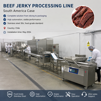 Ligne de production complète de viande séchée de bœuf et de poulet de grande capacité pour la fabrication de jerky