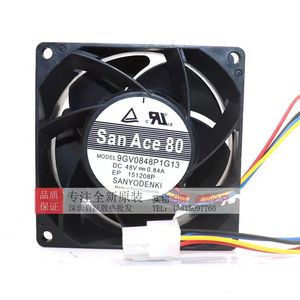 Ventilador de Refrigeración Sanyo 8038 48V 0.84A de 4 Cables con Control Digital PWM para Caja de Ordenador - Product Image 4