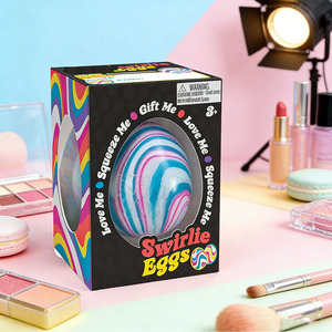 Popular Juguete Antiestrés de Bola de Maltosa con Diseño de Huevo de Cielo Estrellado, para Apretar y Aliviar el Estrés - Product Image 6